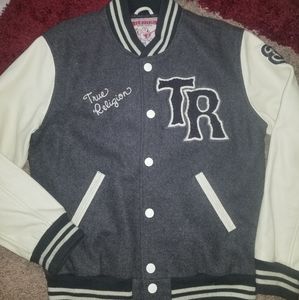 True Religion Letterman jacket
